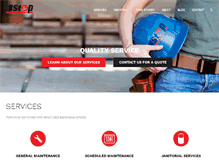 Tablet Screenshot of 1stopmaintenance.com